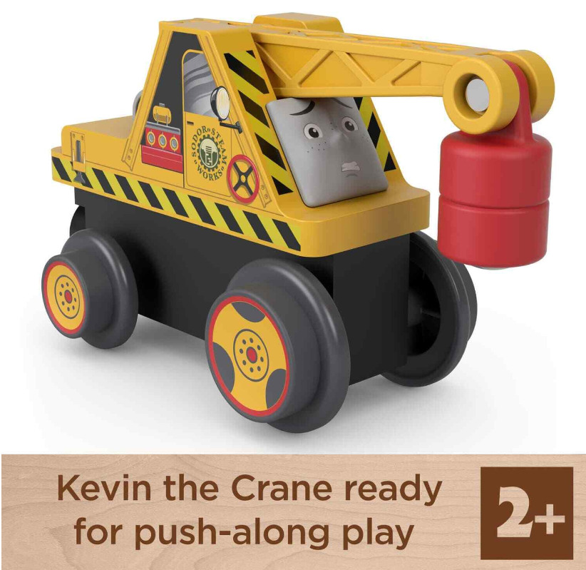Thomas & Friends Wooden Railway Kevin Crane Push-Along Toy MAHBJ91 fisher price