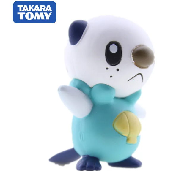 EX-37 Oshawott Asia Pokemon action figures Takara Tomy Moncolle cards MC EX