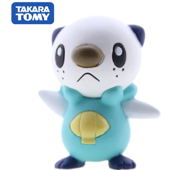 EX-37 Oshawott Asia Pokemon action figures Takara Tomy Moncolle cards MC EX