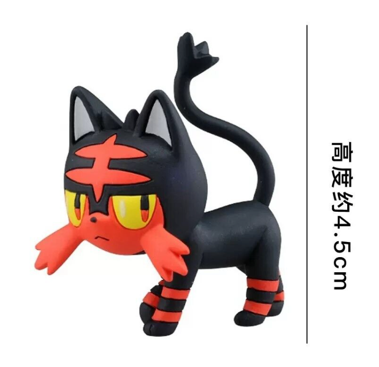 Moncolle FG Pokemon MC EX Figure - 10 Litten (Asia VER.) doll cards toy New AU