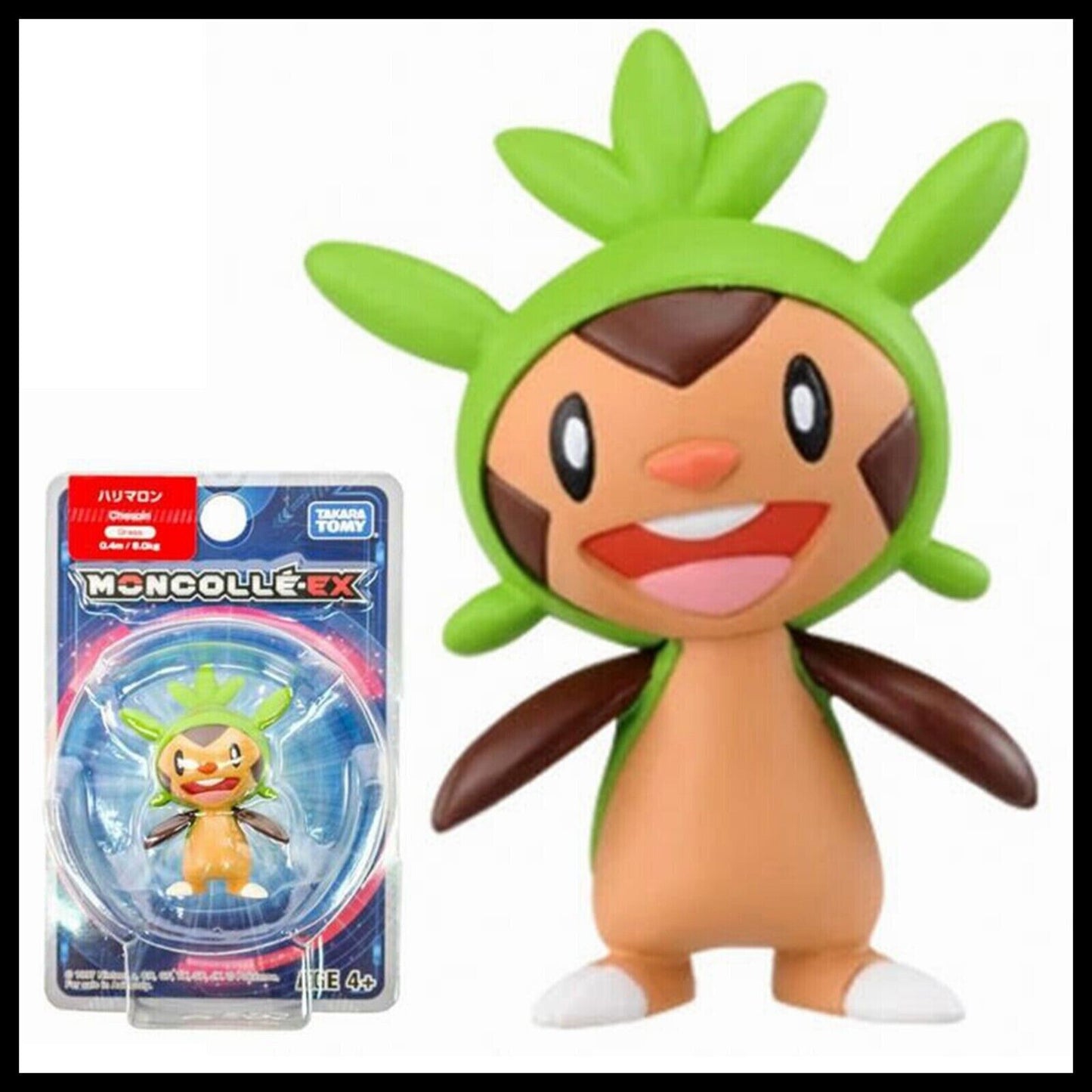 Moncolle MC EX-07 Chespin Takara Tomy Pokemon Pocket Monster Figure #07 Cards