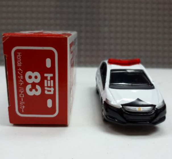 TOMICA 83 HONDA INSIGHT PATROL CAR 1/60 TOMY DIECAST CAR POLICE 2011 NEW (B)