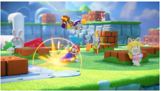 Mario + Rabbids: Kingdom Battle - Nintendo Switch - Like New US NEW English