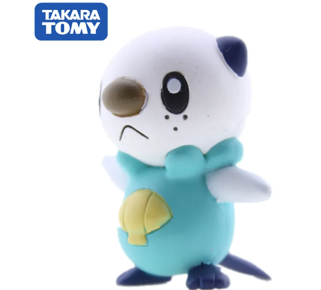 EX-37 Oshawott Asia Pokemon action figures Takara Tomy Moncolle cards MC EX