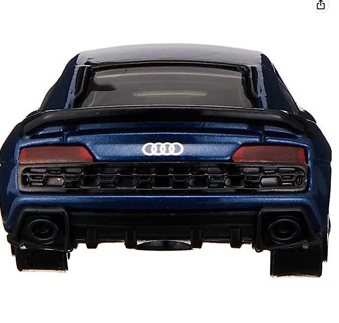 Tomica Takara Tomy #38 Audi R8 Coupe 50 anniversary blue Diecast Metal Model Car