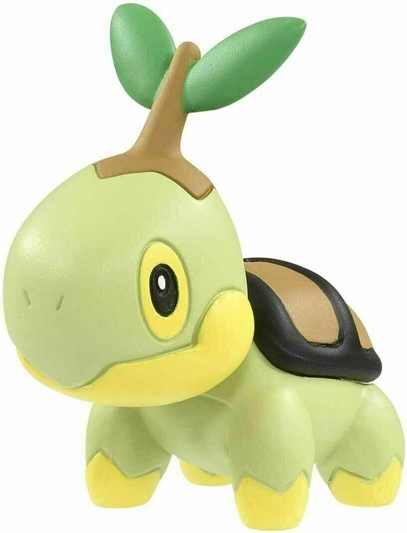 Moncolle MC EX-36 Turtwig Takara Tomy Pokemon Pocket  Monster Figure #36 Cards