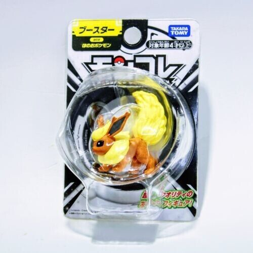Moncolle MC Flareon Takara Tomy Pokemon Monster Action Figure New AU Cards Gift