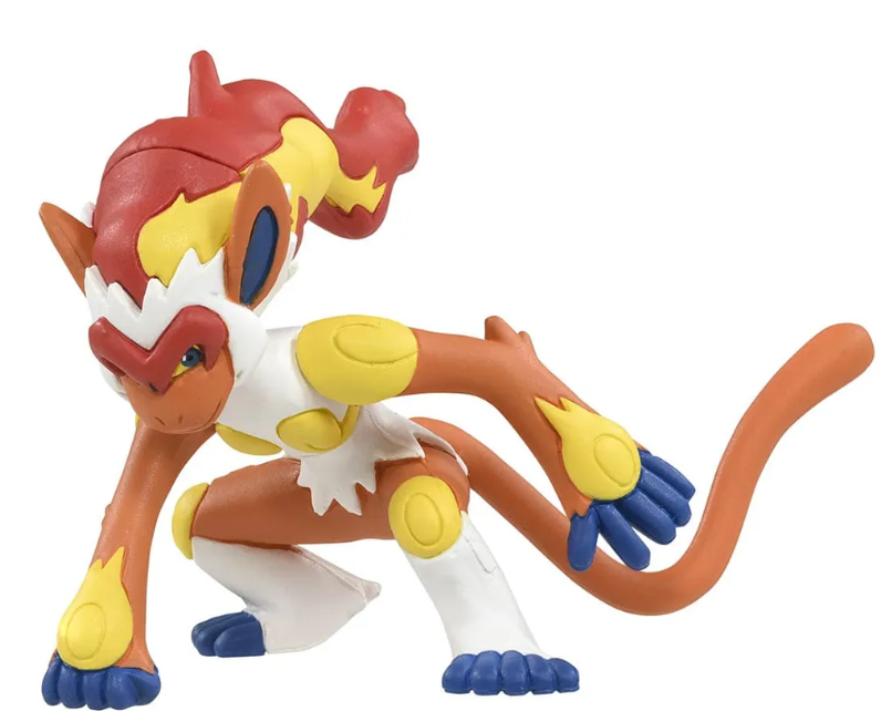 MS-59 Goukazaru Pokemon action figures Takara Tomy Moncolle cards MC EX