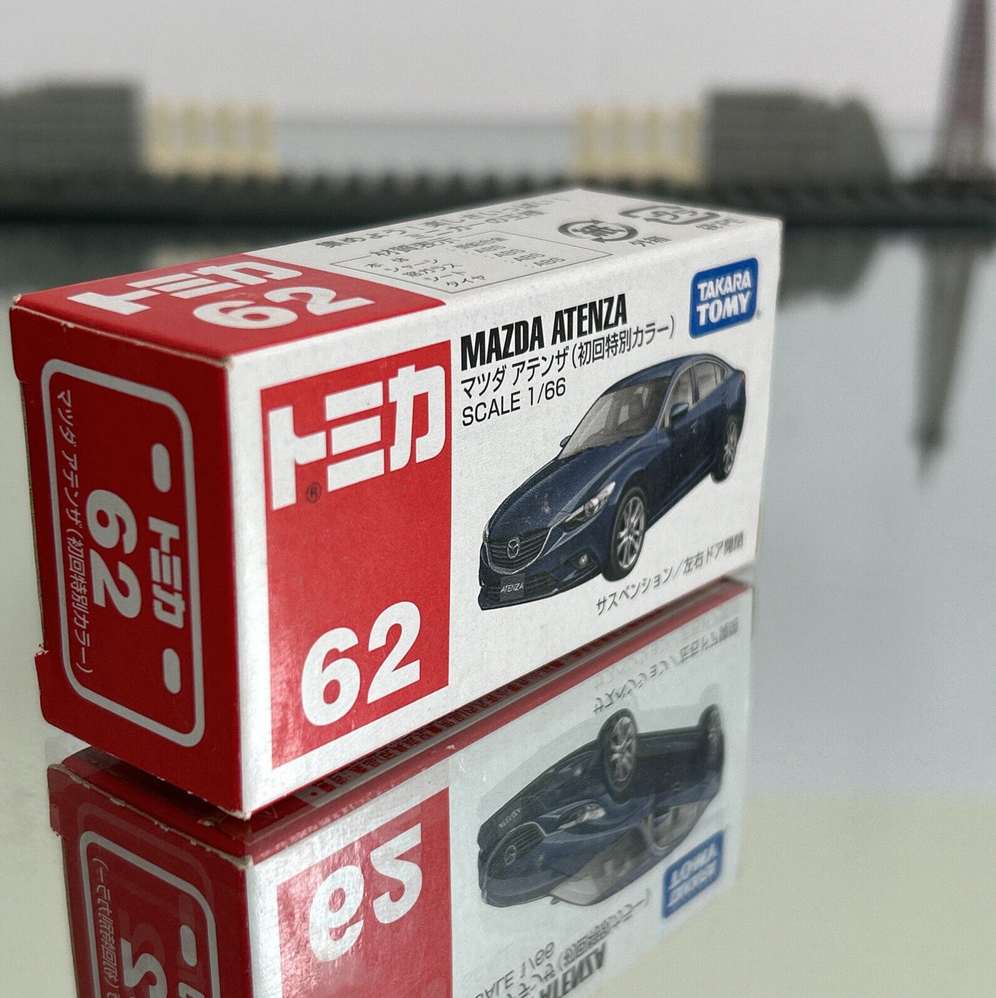 Tomica Takara Tomy #62 Mazda Atenza No. 62 Blue Toy Gift Diecast Model Car NEW !