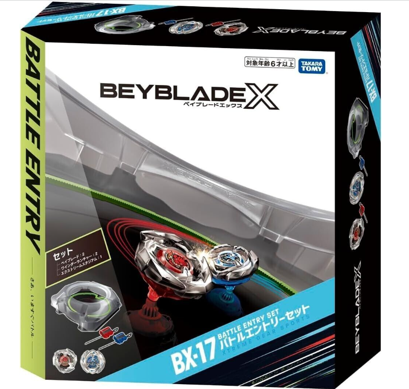 Takara Tomy Beyblade X Set BX-17 Battle Entry Set Genuine Official New Au