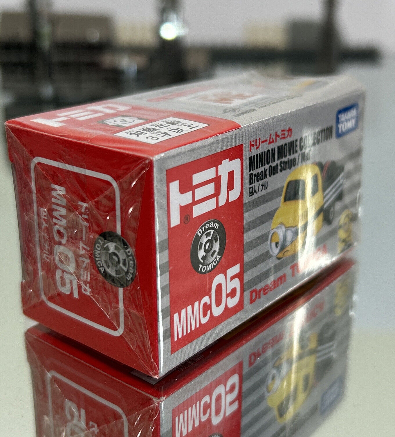 Takara Tomy Dream Tomica MMC-05 Minion Collection Break Out Stripe Mel Diecast