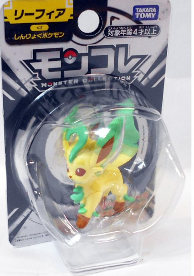 Moncolle MC Leafeon Takara Tomy Tomica Pokemon MONSTER Action Figure New card Au