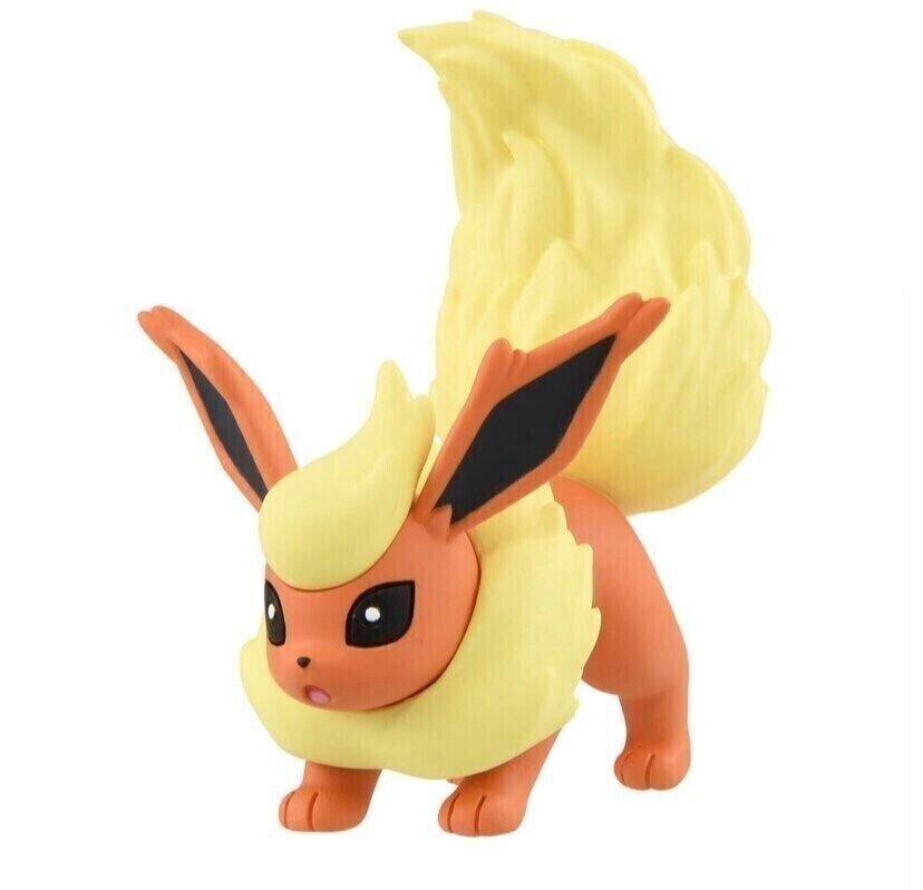 Moncolle MC Flareon Takara Tomy Pokemon Monster Action Figure New AU Cards Gift