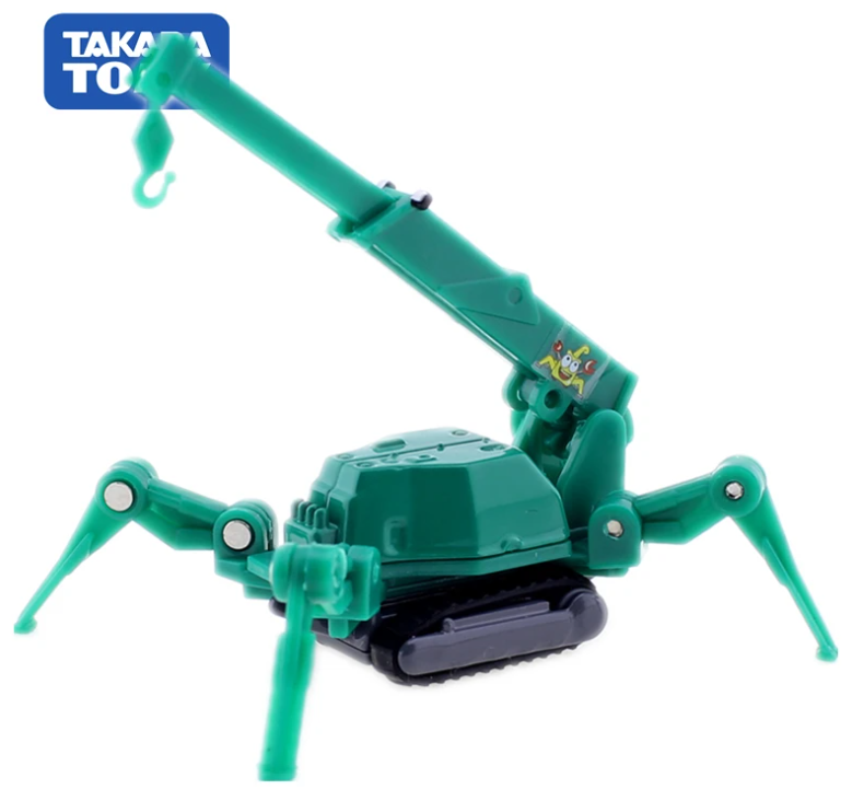 Takara Tomy Tomica #63 Maeda Seisakusho Mini Crawler Crane Diecast Toy Car 2015
