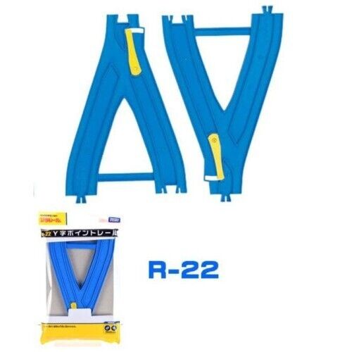 Takara TOMY PLARAIL THOMAS TRAIN RAIL PARTS VH R-22 Y-point rail two each New AU