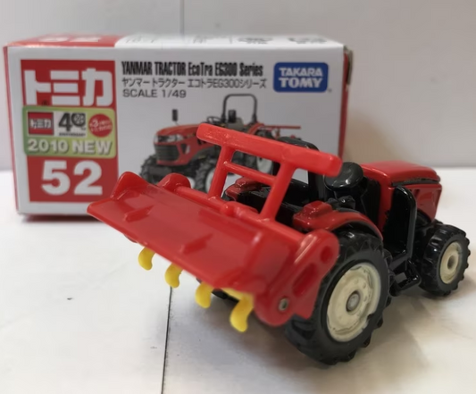 Tomica Takara Tomy #52 Yanmar Tractor EcoTra EG300 Series Diecast Metal Model 52