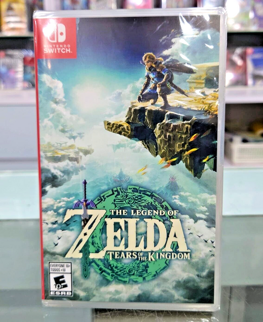 The Legend of Zelda Tears of The Kingdom Switch Nintendo Video Games US NEW Eng