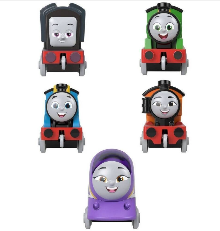 THOMAS AND FRIENDS TRAINS 5 PACK & Fisher Price Diecast Percy Kana Nia Diesel