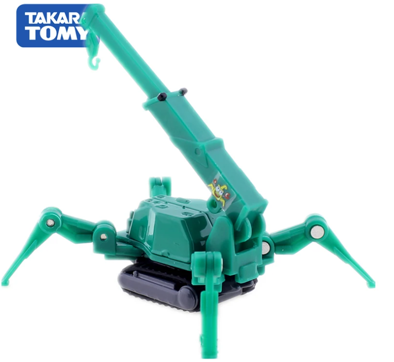 Takara Tomy Tomica #63 Maeda Seisakusho Mini Crawler Crane Diecast Toy Car 2015