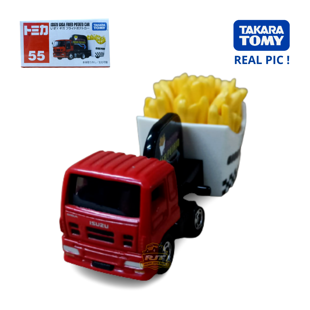 TAKARA TOMY TOMICA BX055 Isuzu Giga Fried Potato  No 55  2014 1/64 Diecast Car