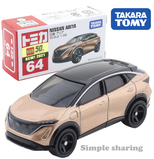Tomica Takara Tomy #64 1/66 Nissan ARIYA Diecast Vehicle Boy Model Car Gift New