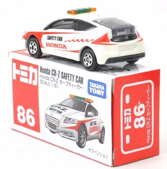 TAKARA TOMY TOMICA NO.86 HONDA CR-Z SAFETY CAR SCALE 1/61 Diecast Metal Model