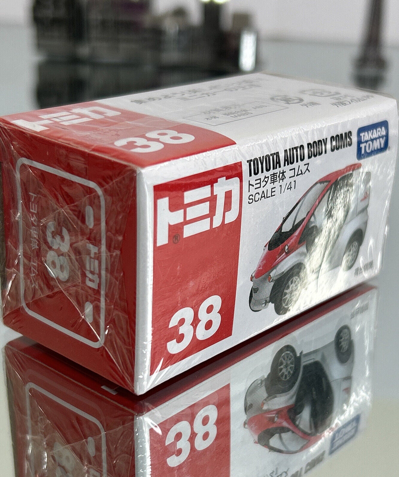 Tomica Takara Tomy #38 Toyota Auto Body COMS Minature Diecast Metal Model Car