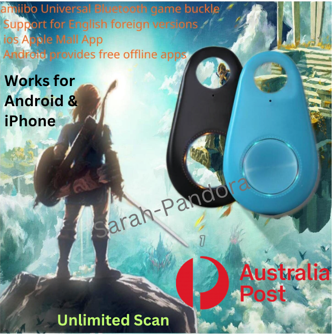 Amiibo Universal Bluetooth Keychain Amiibolink link Zelda Switch Game Nintendo