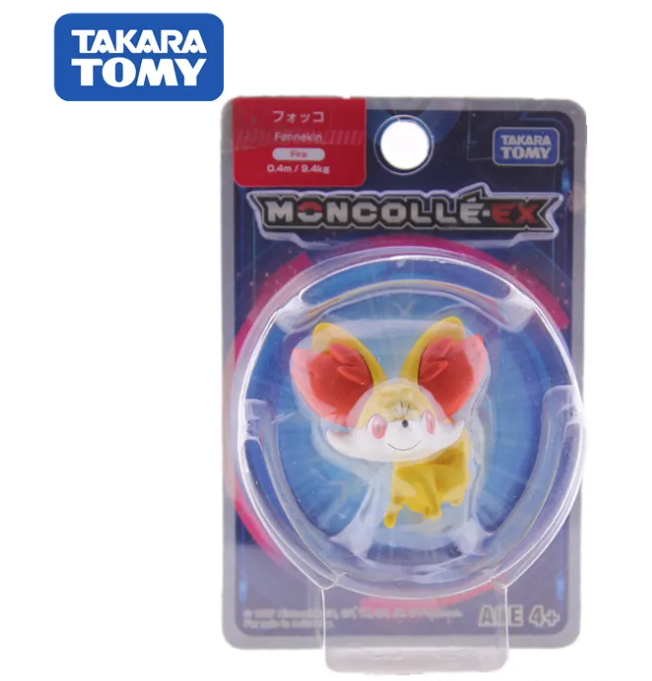 EX-08 Fennekin Asia Metamon Pokemon action figures Takara Tomy Moncolle MC EX