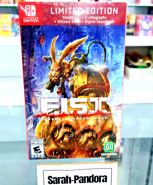 F.I.S.T. Forged in Shadow Torch Nintendo Switch Video Game Limited Edition Metal