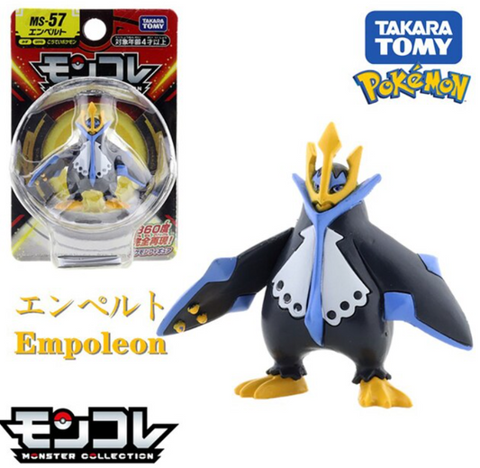 MS-57 Empoleon Pokemon action figures Takara Tomy Moncolle cards MC EX