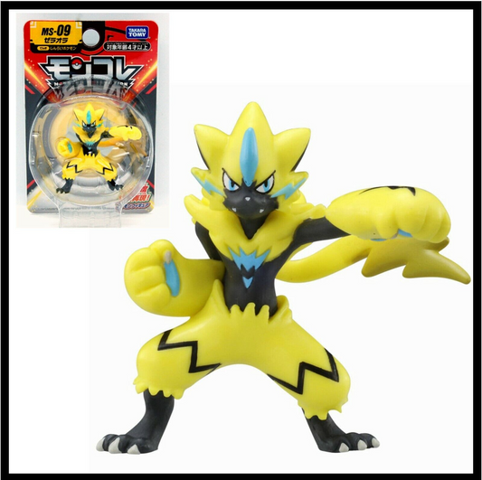 MS-09 Zeraora Pokemon action figures Takara Tomy Moncolle cards MC EX