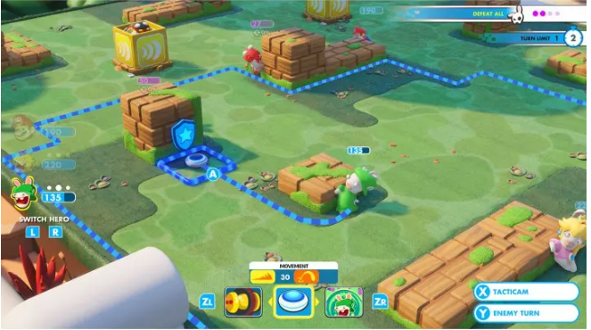 Mario + Rabbids: Kingdom Battle - Nintendo Switch - Like New US NEW English