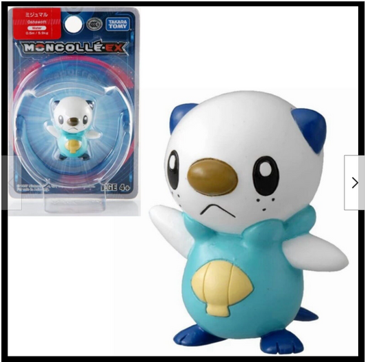 EX-37 Oshawott Asia Pokemon action figures Takara Tomy Moncolle cards MC EX