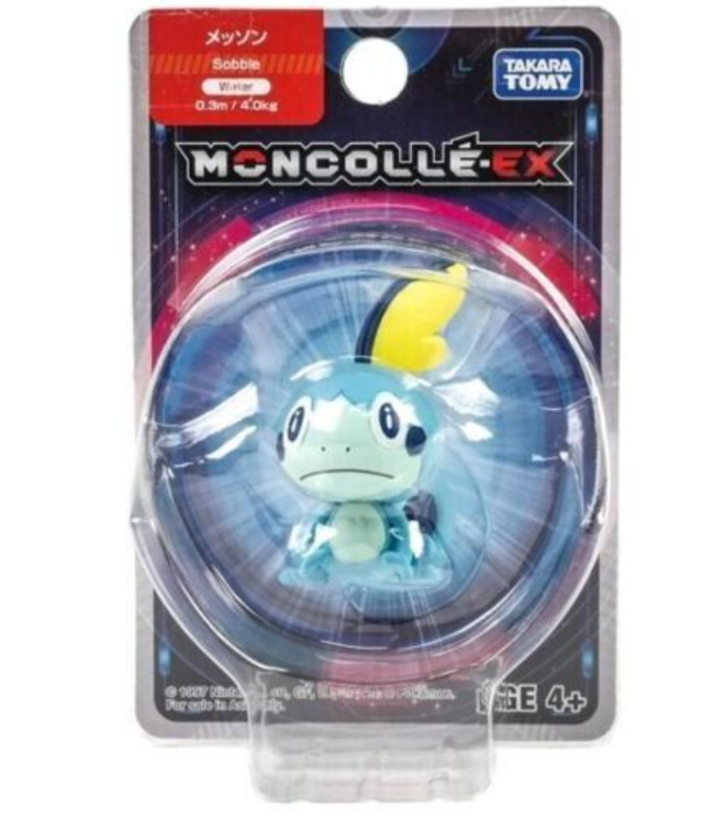 EX-76 Sobble Asia Pokemon action figures Takara Tomy Moncolle cards MC EX