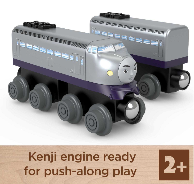 Thomas & Friends Wooden Railway Kenji Engine And Coal MAHBK16 Train Fisher Price