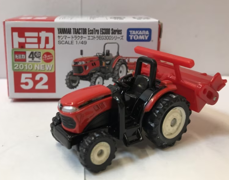 Tomica Takara Tomy #52 Yanmar Tractor EcoTra EG300 Series Diecast Metal Model 52